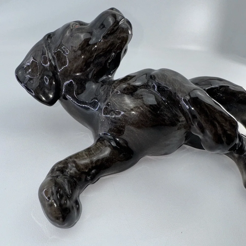SUPER RARE Goebel Labrador Puppy Dog W Germany 30 038 12 LEG REPAIR